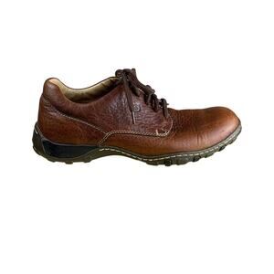 Born Tycoon Brown Leather Lace Up Shoes Size 10 Business Casual Comfort